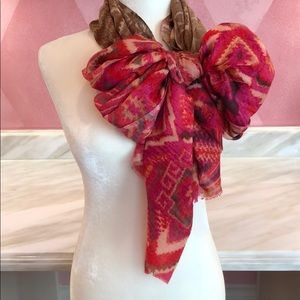 Beautiful Bindya NY Cashmere & Silk Scarf 29x78